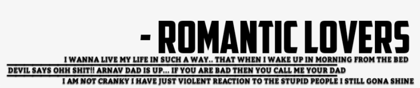New Couple Black Text Png - Lover Romantic Png Text, transparent png #2799318