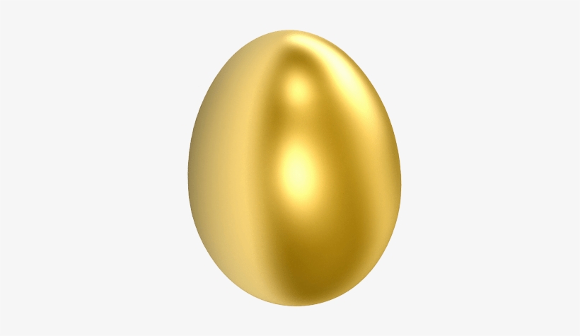 Gold Egg Easter Png Image - Golden Egg No Background, transparent png #280066