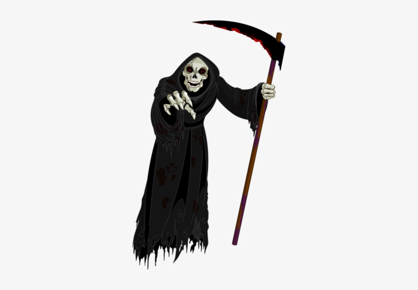 Grim Reaper Clipart Gtim - Scary Grim Reaper Clipart, transparent png #280177
