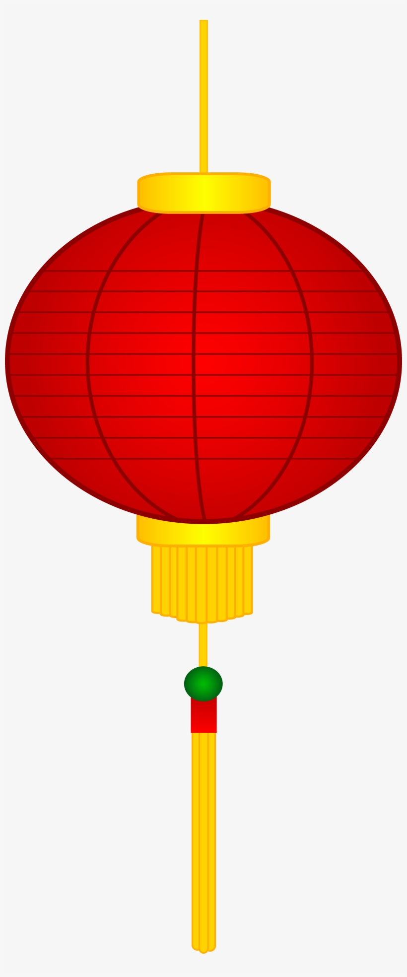 Red Chinese Free Clip Art - Chinese Red Lantern Clip Art, transparent png #280333