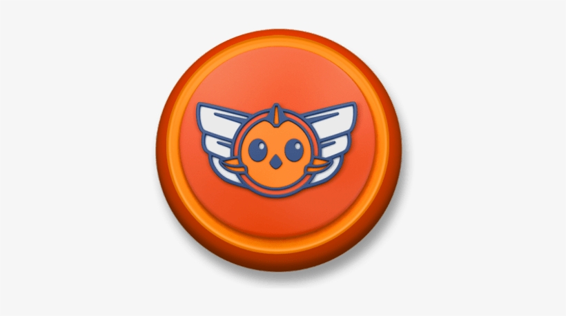 Top Wings Orange Roundlet - Top Wing Clipart, transparent png #280542