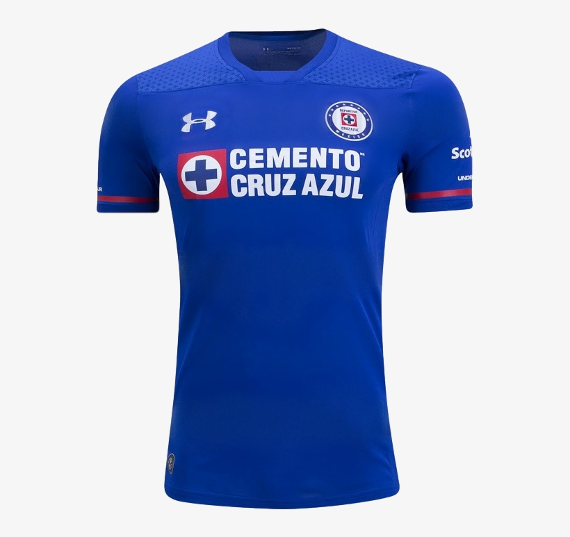 Cruz Azul 17/18 Home Jersey - Jerseys Soccer, transparent png #280565