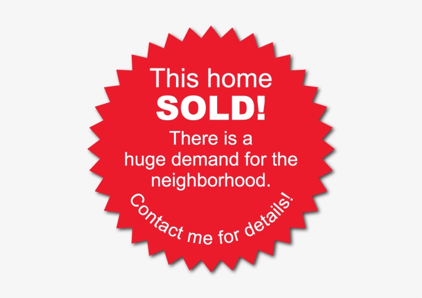 This Home Sold, 2 Inch Burst Labels - Vehicle, transparent png #280812