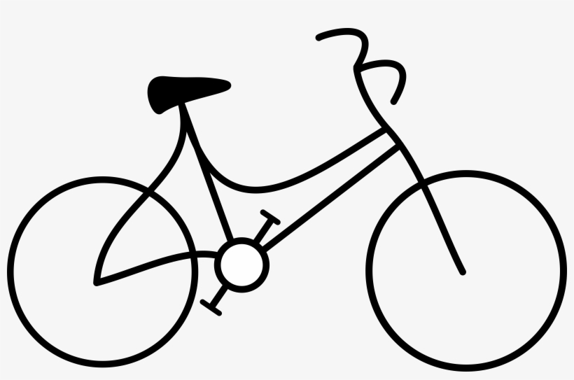 Convert To Base64 Simple Bicycle - Bike Clipart Black And White, transparent png #281173