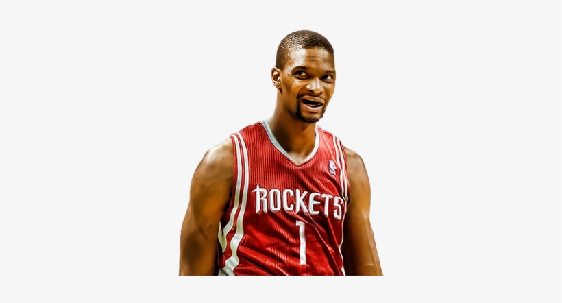 Chris Bosh In Rockets Jersey, transparent png #281280
