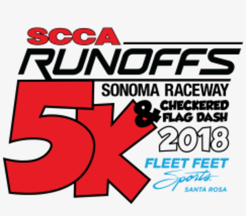 2018 Scca Runoffs 5k And Checkered Flag Dash - Fleet Feet Sports, transparent png #281369