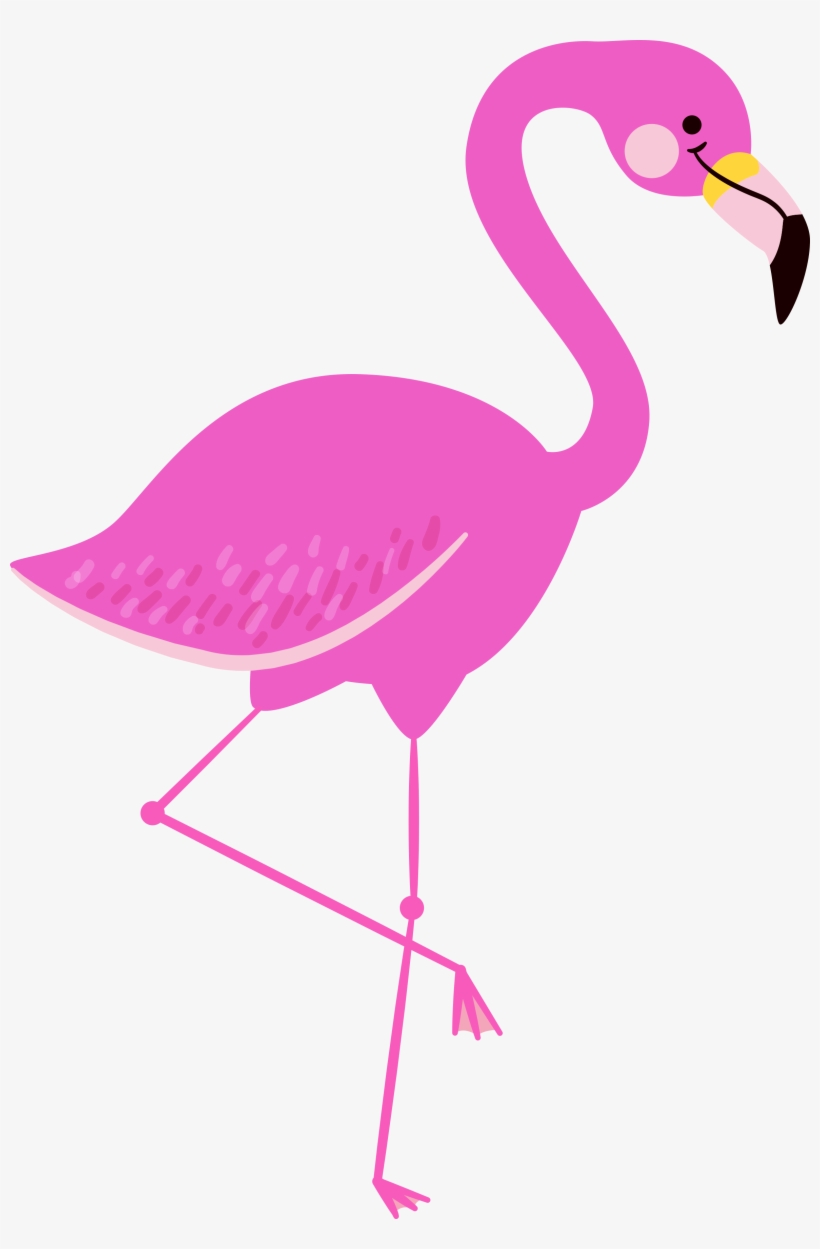Beak Clip Flamingo - Cartoon Of Flamingo, transparent png #281389