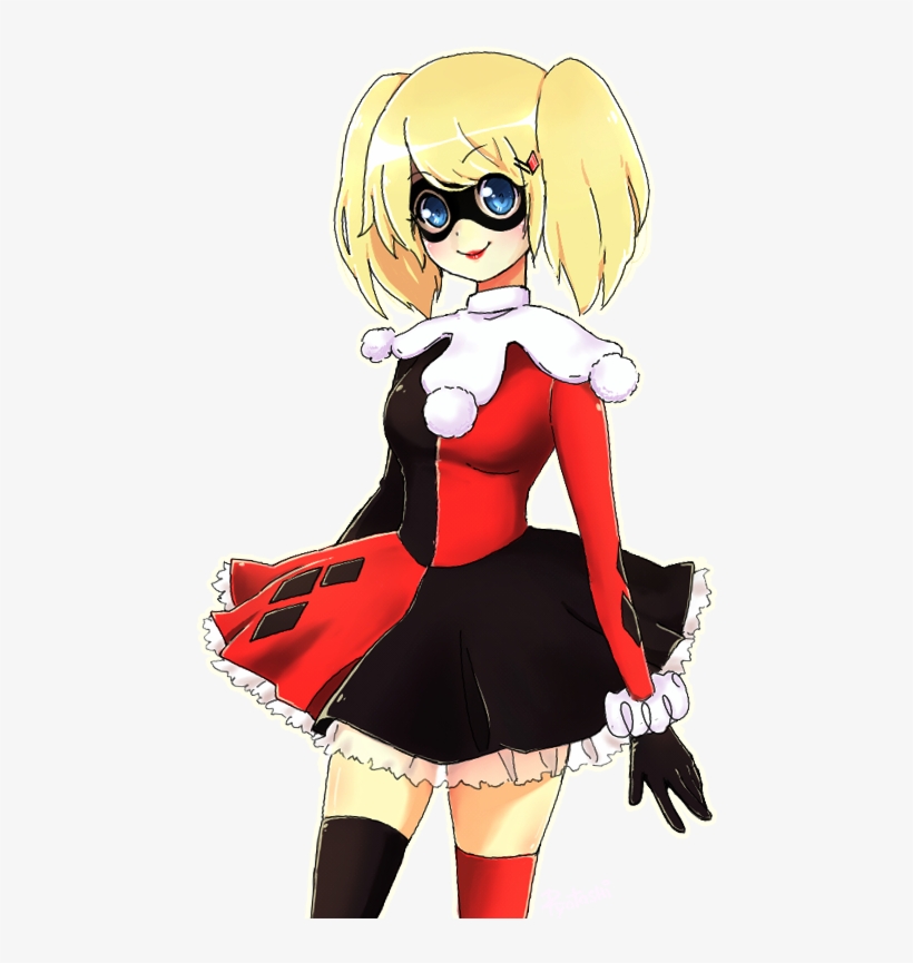 Full Body Free On Dumielauxepices Net - Harley Quinn Cartoon Dress, transparent png #281542