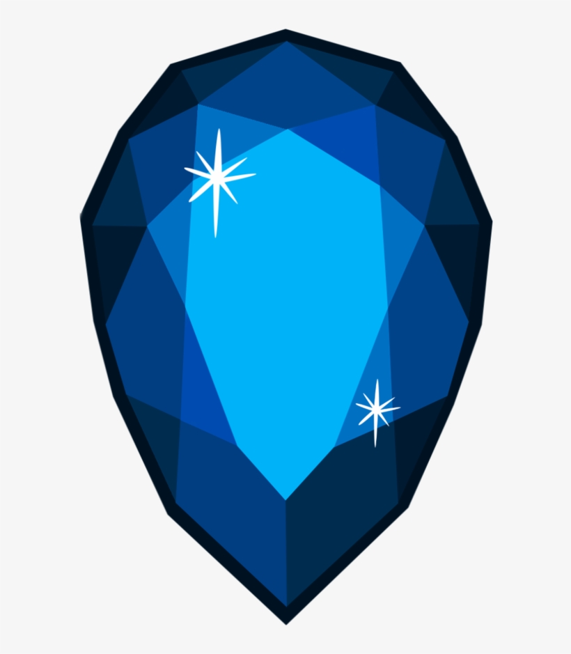 Teardrop Blue Gem By Arcanineryu On Deviantart Picture - Teardrop Gem