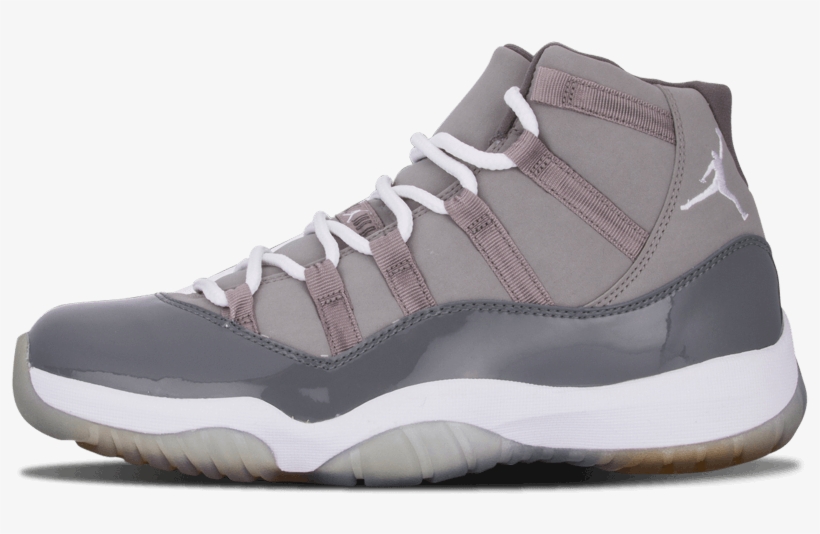 Banner Free Drawing Jordans Cool - Jordan 11 Cool Grey High Top, transparent png #281930