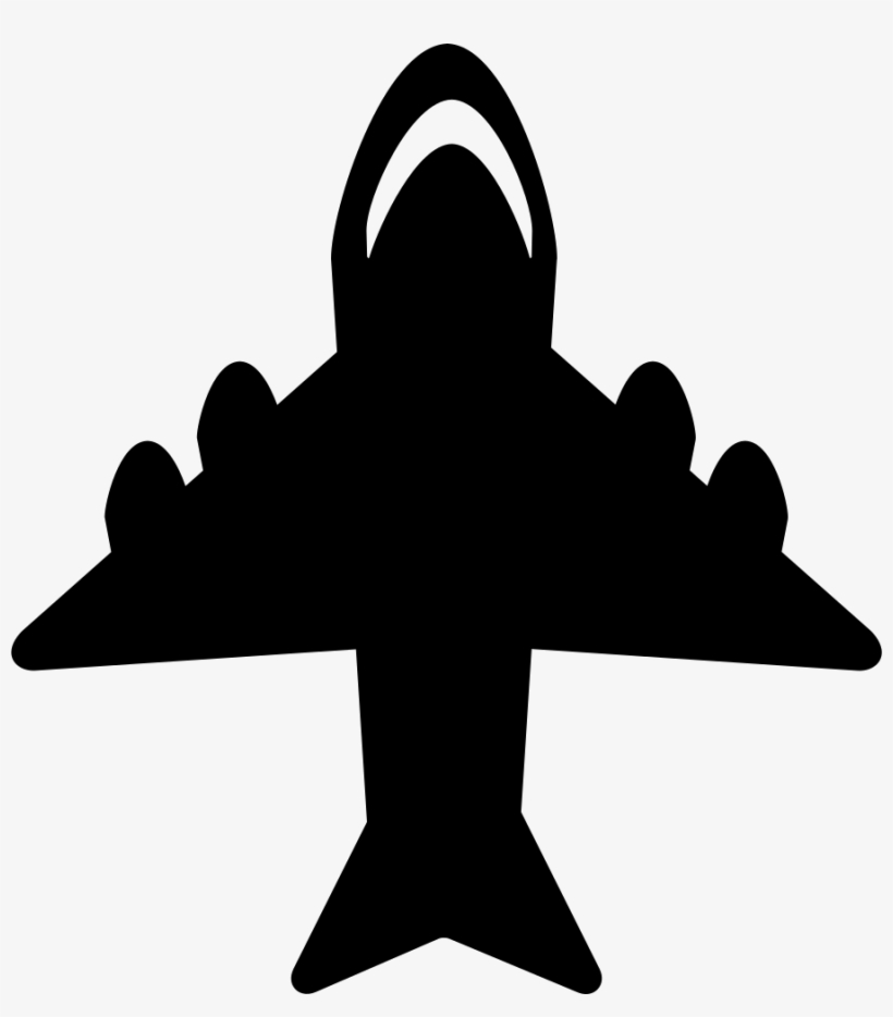 Jet With Four Engines Comments - Airplane, transparent png #282019