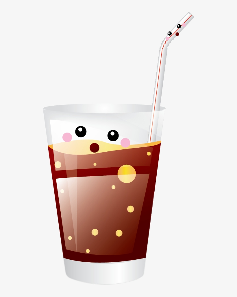 Glasses Clipart Kawaii - Soft Drink Clipart Png, transparent png #282075