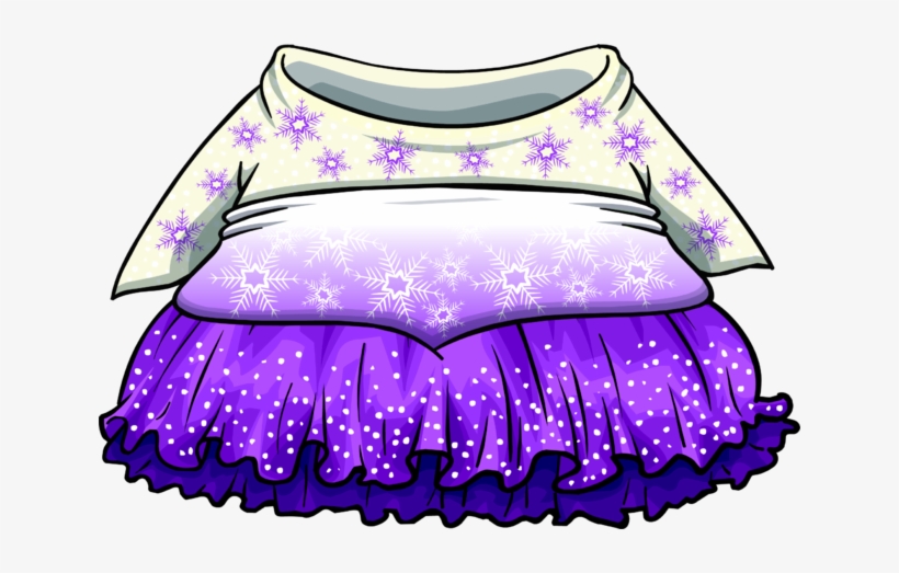 Snowy Sky Dress Icon - Club Penguin Red Dress, transparent png #282077