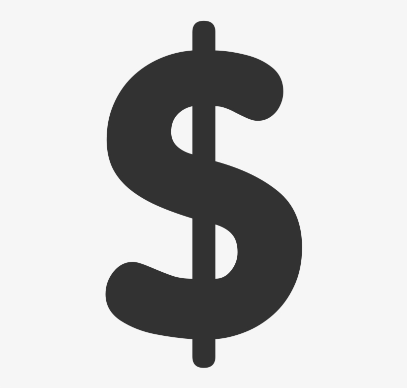 Small - Dollar Sign Vector Png, transparent png #282154