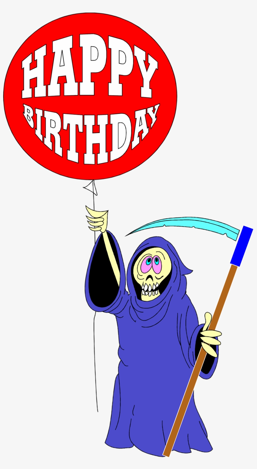 Halloween Grim Reaper Png Clipartu200b - Happy Birthday Reaper Gif, transparent png #282245