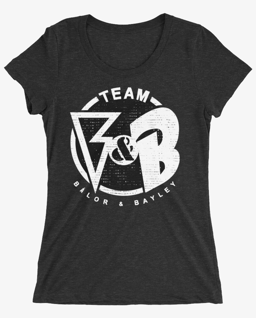 Finn Bálor & Bayley Mmc "team B&b Women's Tri-blend - Playeras Personalizadas De Tacos, transparent png #282248