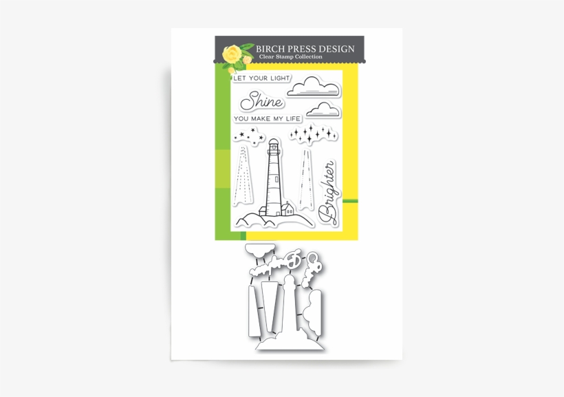 Let Your Light Shine Clear Stamp And Die Set - Die, transparent png #282315