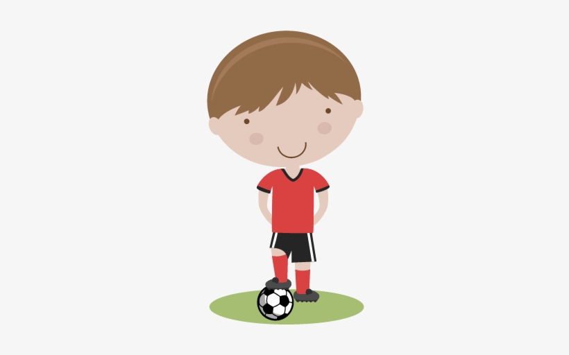Graphic Freeuse Stock Boy Playing Soccer Clipart - Soccer Player Illustration Png, transparent png #282413