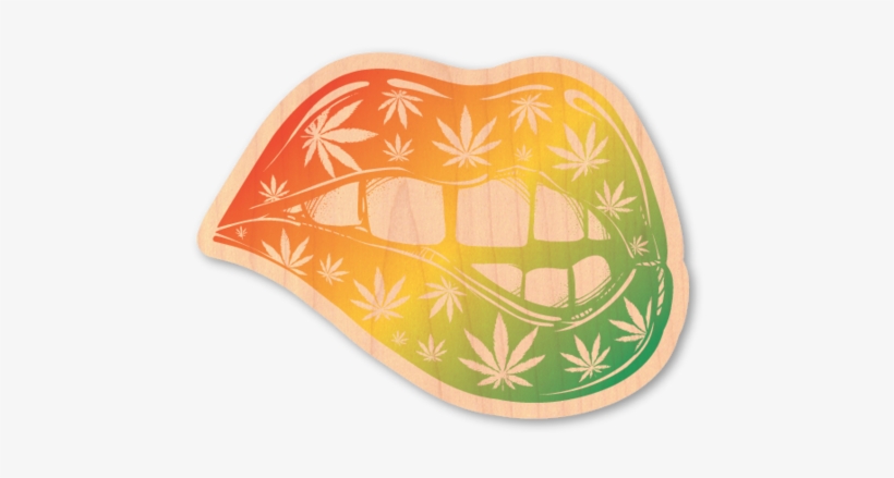 Marijuana Lips, transparent png #282495