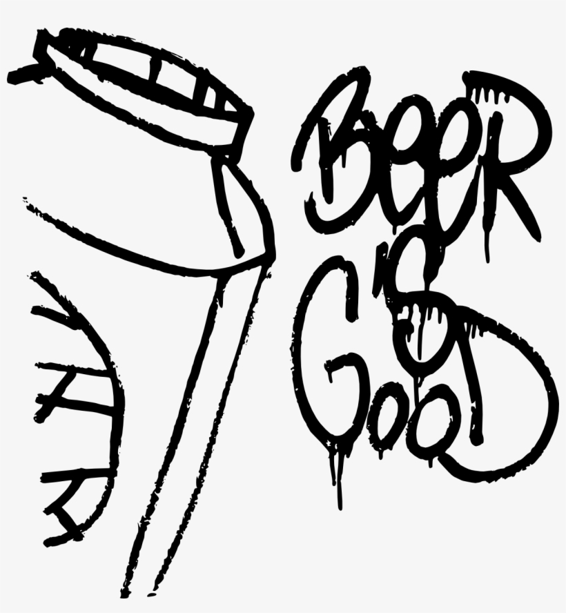 Beer Is Good - Beer Graffiti Png Transparent, transparent png #282500