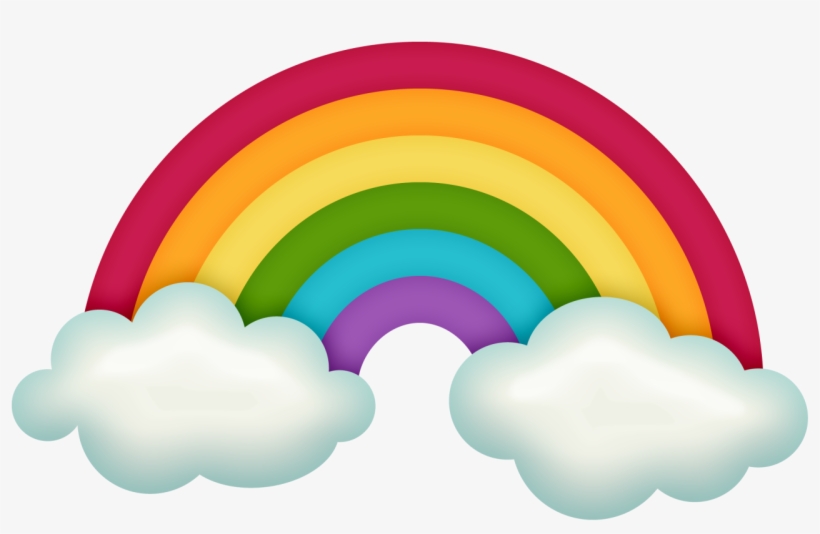 Clipart Rainbow Sunshine - Rainbow, transparent png #283209