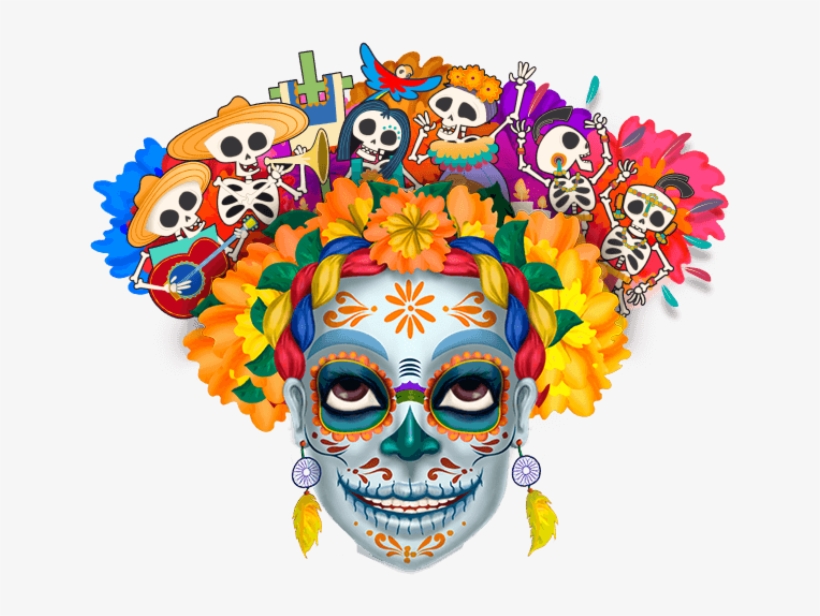 Enjoy Mexico - Dia De Los Muertos Clipart, transparent png #283532