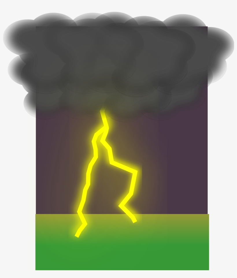 This Free Icons Png Design Of Clouds And Lightning, transparent png #283534