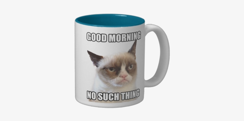 Grumpy Cat Porcelain Mug Go Away, transparent png #283597