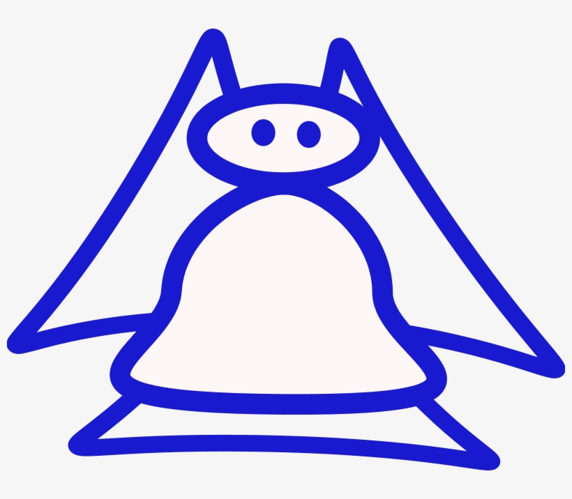 Blue, Outline, Symbol, Cartoon, Angel, Wings - Little Angel Helper [book] -  Free Transparent PNG Download - PNGkey