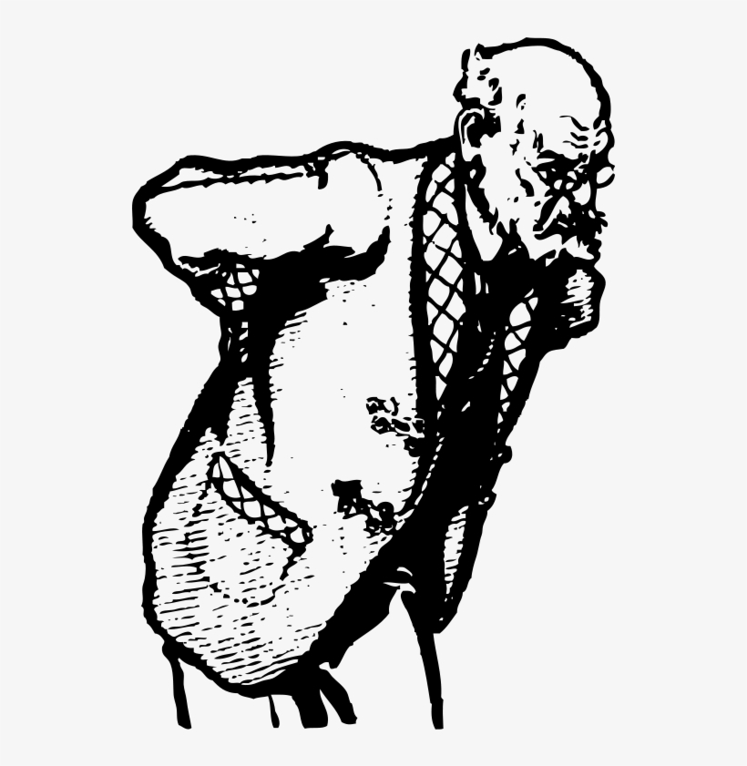 Clipart Freeuse Library All Drawing Pain - Old Man Bad Back Gif, transparent png #283695