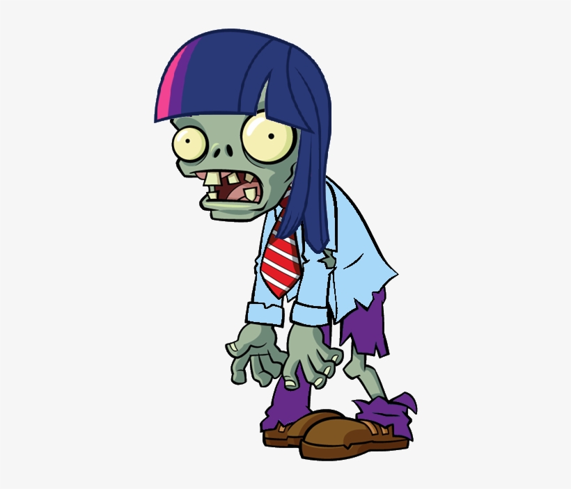 Robert452, Basic Zombie, Edit, Equestria Girls, Plants - Zombies De Plants Vs Zombies, transparent png #283697