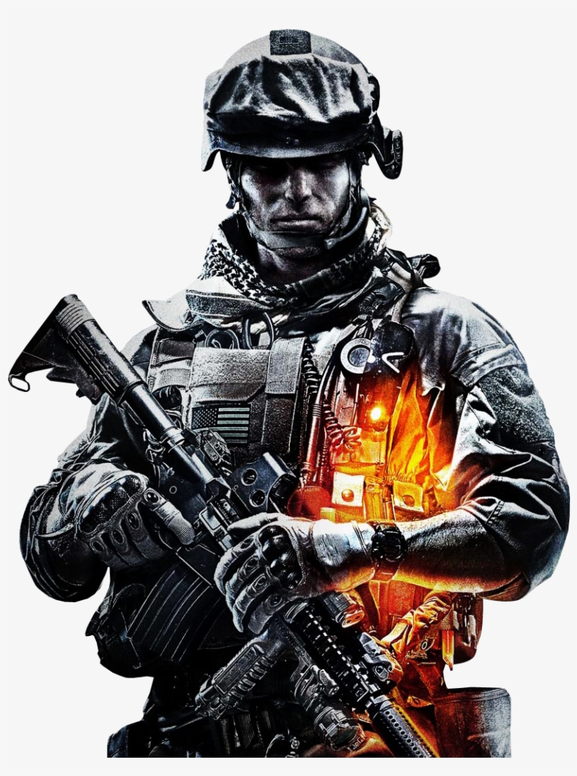 User Battlefield 3 Render - Call Of Duty Png, transparent png #284270