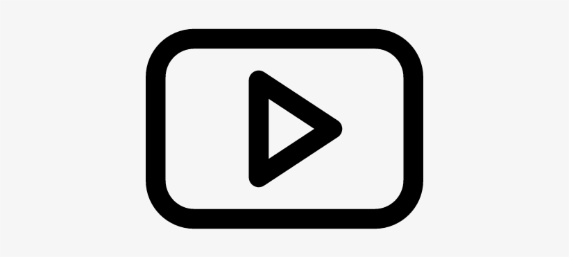 Youtube Logo Vector - Logo De Youtube En Blanco, transparent png #284359