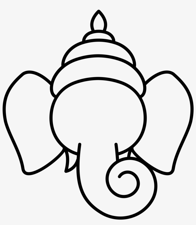 Noun Project Ganesha Icon Cc Svg Wikimedia - Ganpati Icon Png Hd, transparent png #284477
