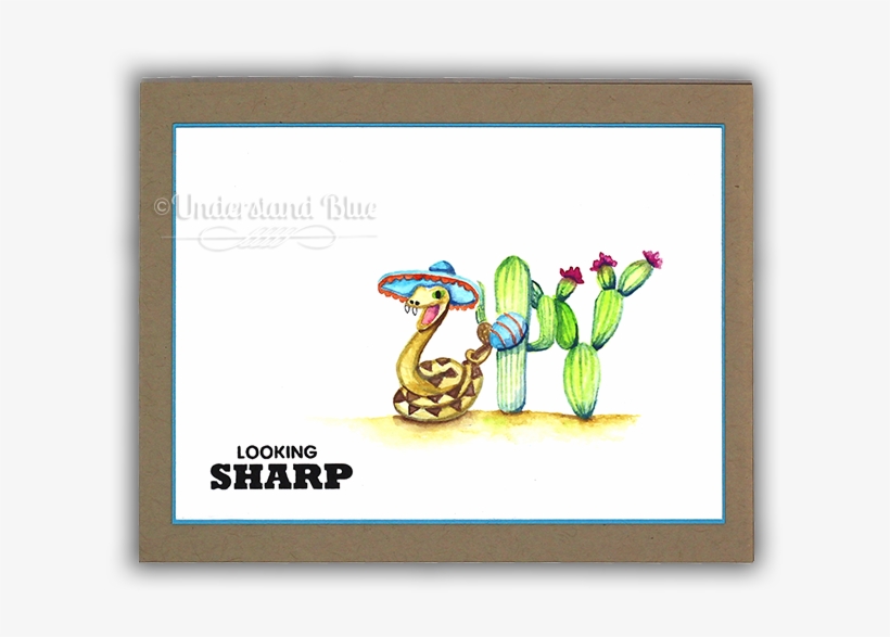 Looking Sharp No Line Watercolor Card By Understand - Cardmaking, transparent png #284500