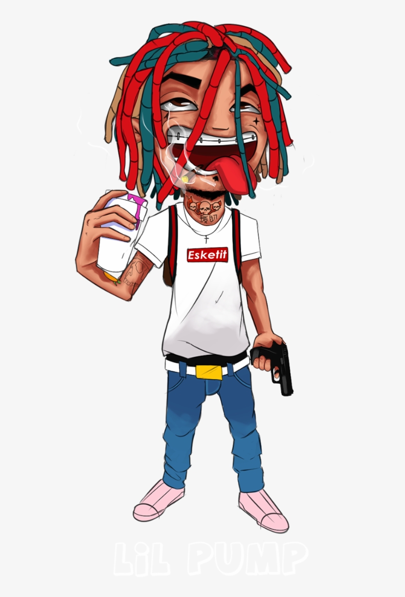 Model Image T Shirt - Lil Pump Imagenes Animadas, transparent png #284582