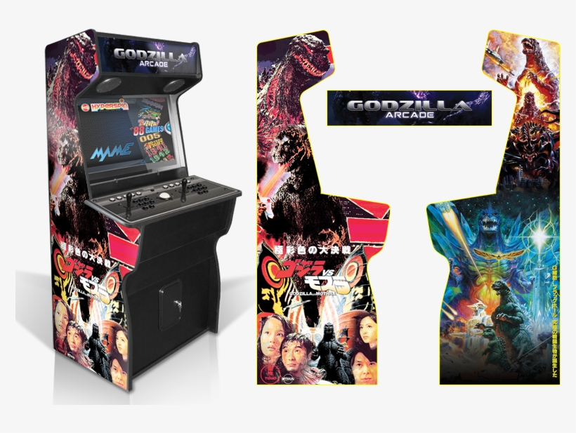 Custom Permanent Full Godzilla Inspired Graphics For - Arcade Game Graphics Star Wars, transparent png #284604