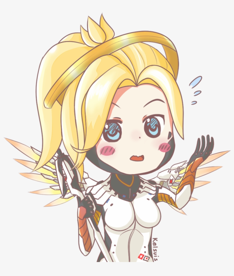 Image Freeuse Collection Of Free Dva Drawing Download - Mercy Cute Art, transparent png #284829