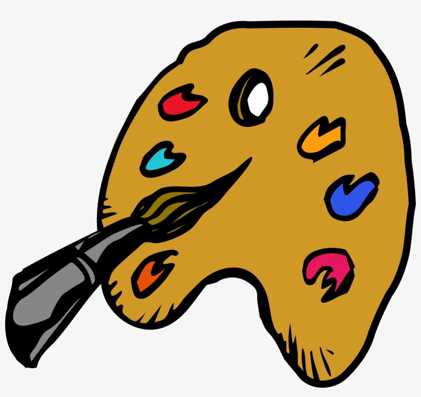 This Free Icons Png Design Of Paintbrush And Palette, transparent png #284873