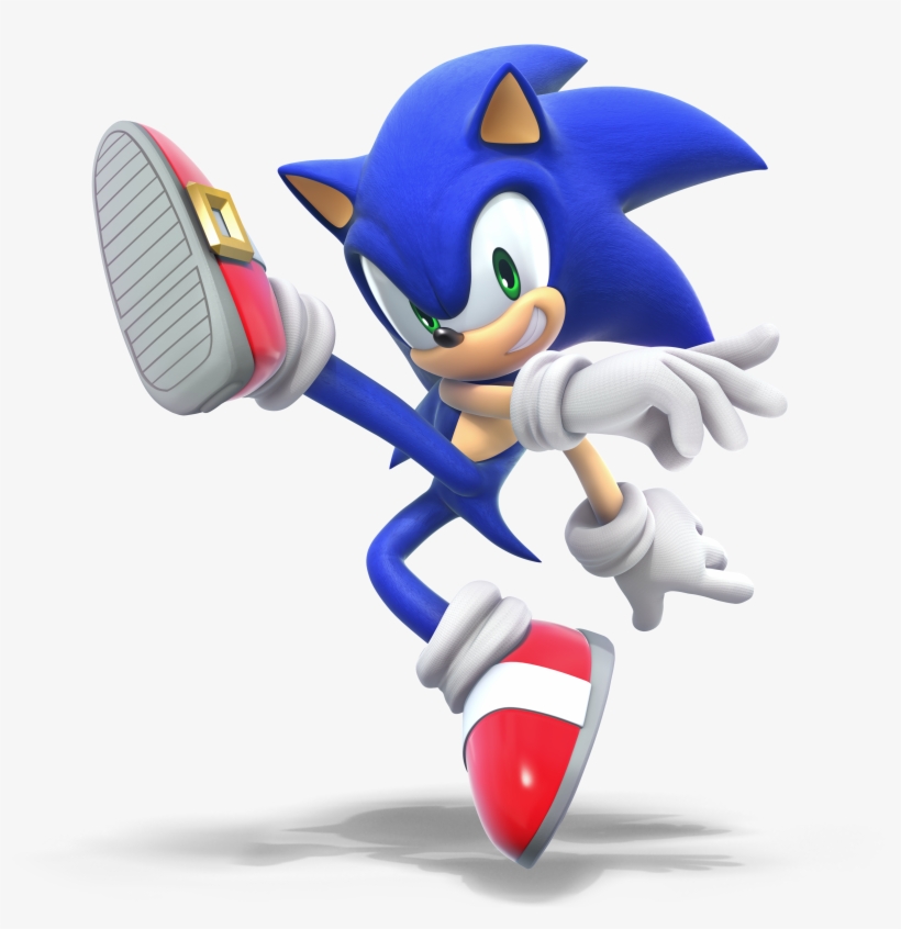 These Are Digital Pictures Of Sonic The Hedgehog - Sonic Smash Bros Ultimate, transparent png #284949