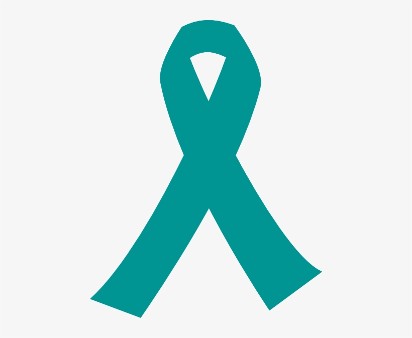 Related - Teal Ribbon, transparent png #284970