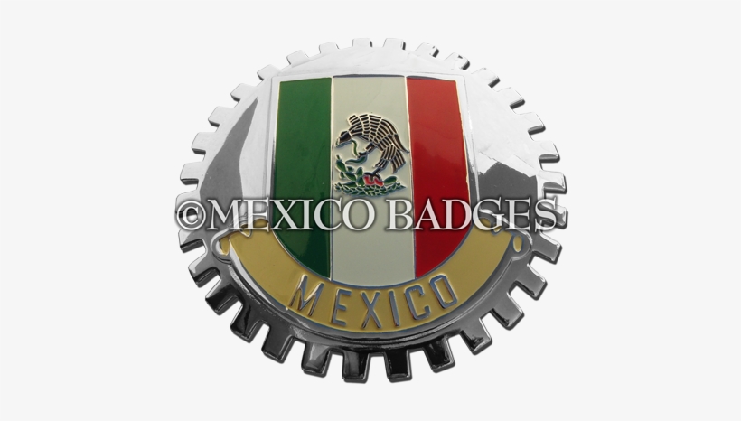 Mexico Flag Medallion Grill Badge - Invisibobble Raspberry Red, transparent png #285000