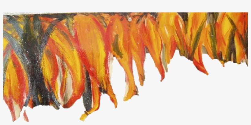 Pero Apenas Lo Tocaron Las Llamas Y Sintió Que Se Quemaba, - Watercolor Paint, transparent png #285022