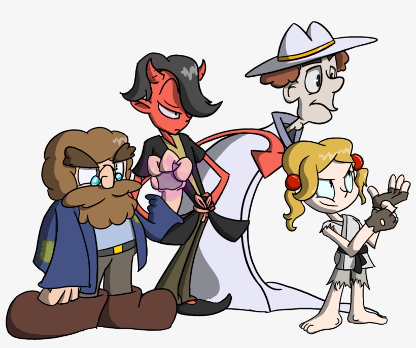 My Dungeons And Dragons Squad - Cartoon, transparent png #285063