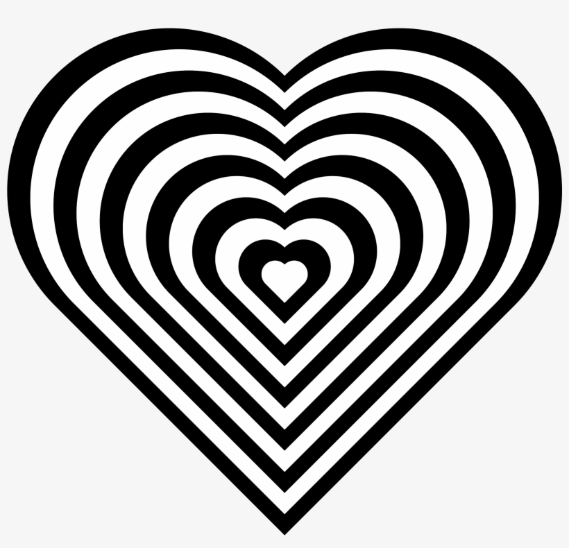 This Free Icons Png Design Of Geometric Zebra Heart, transparent png #285232