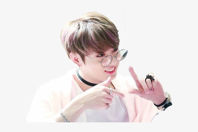 #bts Jungkook #bts Jungkook Spring Day #bts Spring - Jungkook Bts Wearing Glasses, transparent png #285416