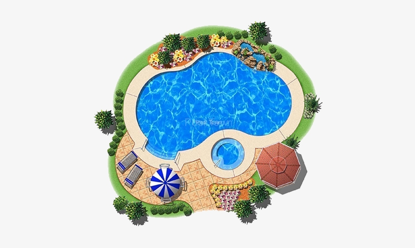 In Ground Swimming Pool Entrancing Swimming Pool Designs - Swimming Pool Plan Design, transparent png #285547