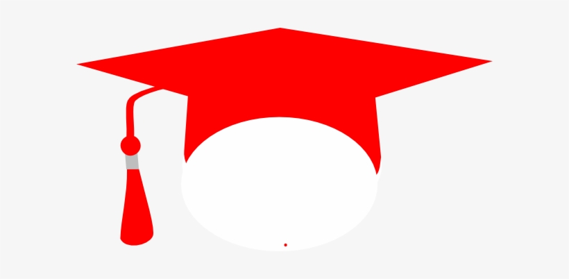 Red Graduation Cap Png - Red Grad Cap Clipart, transparent png #285570