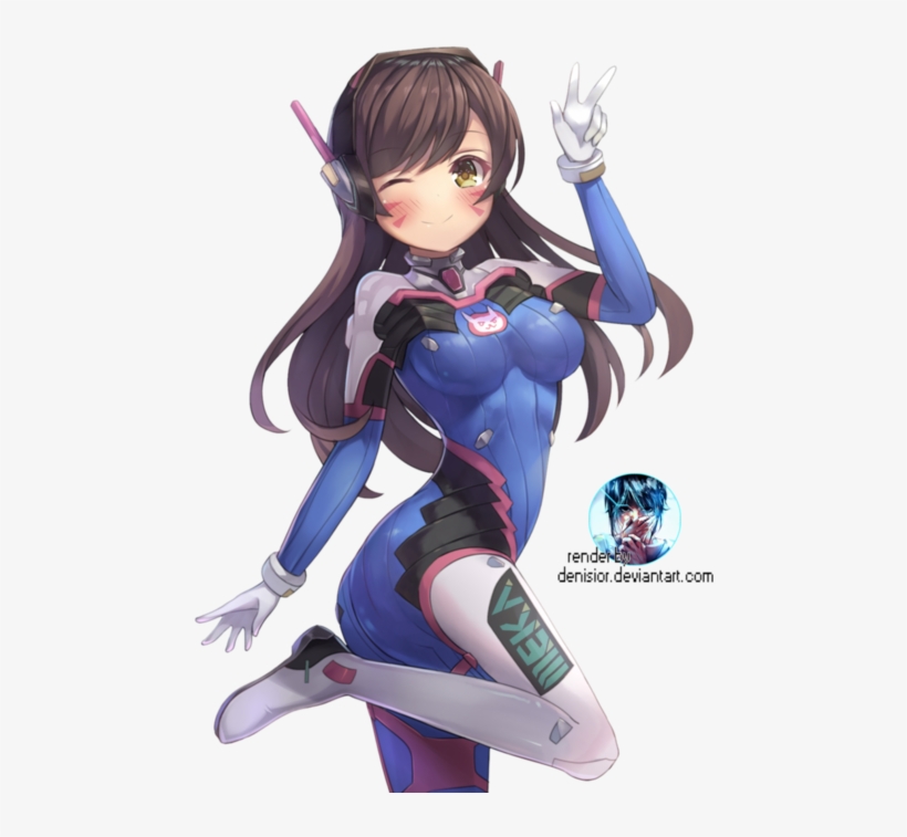 Va, And Overwatch Image - Overwatch D Va Anime, transparent png #285699