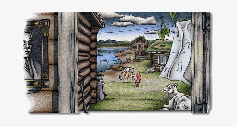 Selma's Saga Explores The Nature That Surrounds Each - Painting, transparent png #285701